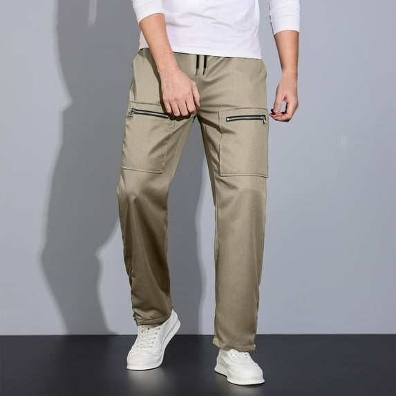 Ahabrexf Sweatpants for Men Men's Casual Pants Men's Spring and Winter Fashion Casual Sports Pants Pants Men's Sports Pants Mens Casual Pants