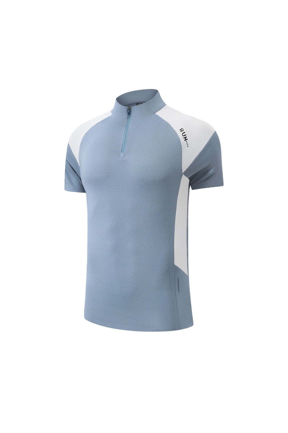 Men's Activewear，Cooling Quick-Dry Seamless Tee for Summer Comfort and Performance