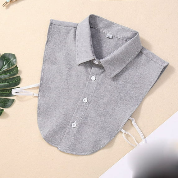 Ahabrexf Men's Dress Shirts,Fake Collar for Men and Women formal Dress Shirt Collar Accessory