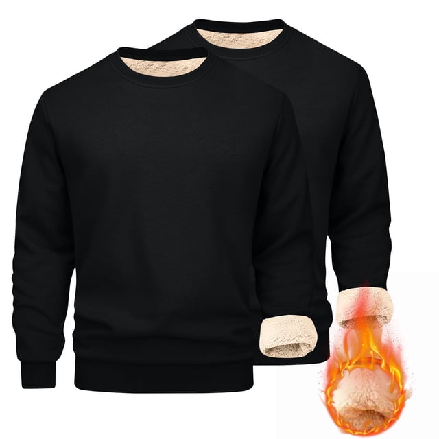 Men's Solid Color Fitted Round Neck Shirt