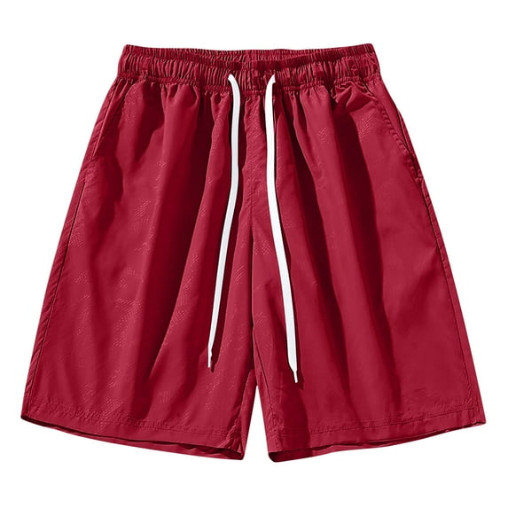 Ahabrexf Mens Short Shorts Men's Short Shorts Men's Solid Color Casual Holiday Breathable Shorts Pockets Pants Men's Shorts Casual Mens Short Shorts Athletic