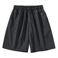 thumbnail image 1 of Ahabrexf Mens Short Shorts Men's Short Shorts Men's Solid Color Casual Holiday Breathable Shorts Pockets Pants Men's Shorts Casual Mens Short Shorts Athletic, 1 of 6