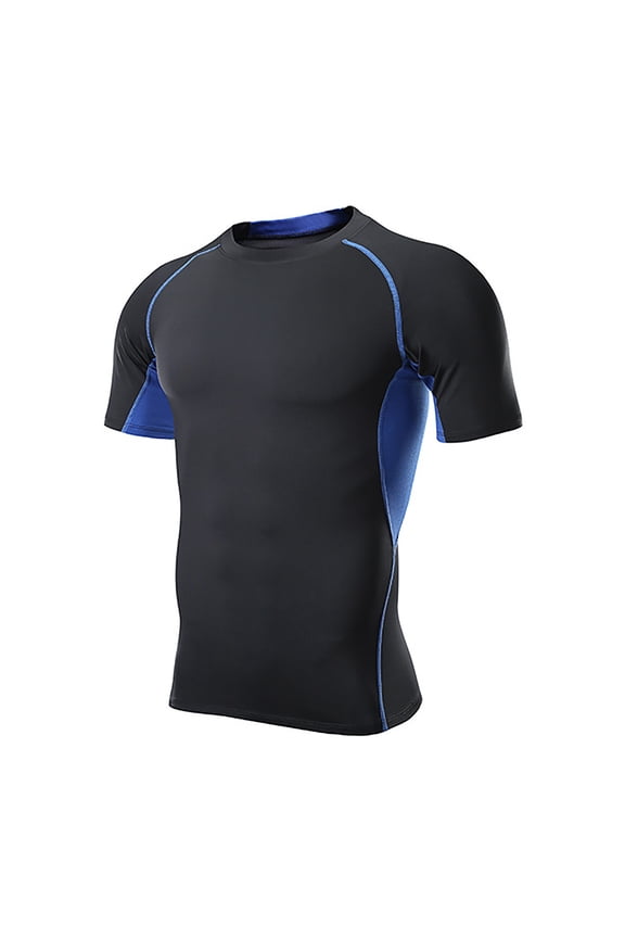 Men's Short Sleeve Quick Dry Shirts 4 Pack Moisture Wicking Performance Athletic Tops UPF 50+ Sun Protection for Training Gym Running