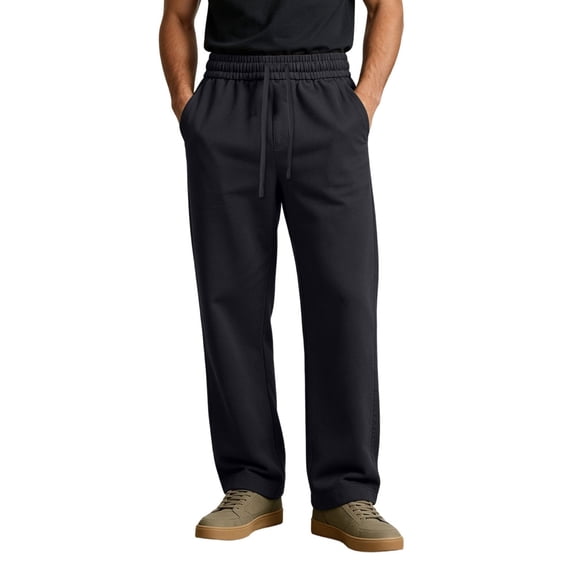 Sweatpants Spring Fit Ahabrexf Men's Sweatpants, Straight Leg Cotton Casual Pants for Men ...