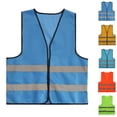 thumbnail image 1 of Ahabrexf Mens Suit Coats, Reflective Work Vest with Protective Sleeveless Design for Construction and Outdoor Utility, 1 of 6