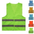 thumbnail image 1 of Ahabrexf Mens Suit Coats, Reflective Work Vest with Protective Sleeveless Design for Construction and Outdoor Utility, 1 of 5