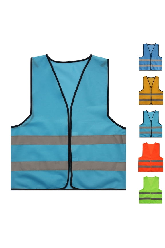 Mens Suit Coats, Reflective Work Vest with Protective Sleeveless Design for Construction and Outdoor Utility