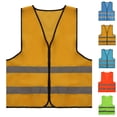 thumbnail image 1 of Ahabrexf Mens Suit Coats, Reflective Work Vest with Protective Sleeveless Design for Construction and Outdoor Utility, 1 of 5