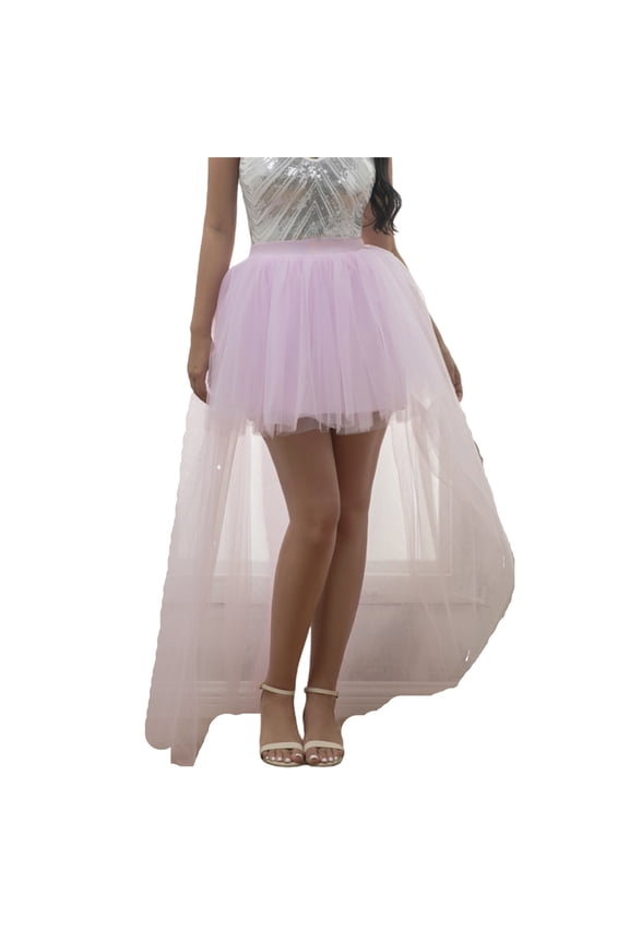 Party Blouses for Women Elegant Halloween Skirt Asymmetric High-Low Skirt with Train for Women