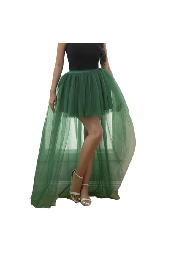 Party Blouses for Women Elegant Halloween Skirt Asymmetric High-Low Skirt with Train for Women