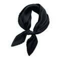 thumbnail image 1 of Ahabrexf Pleated Solid Color Small Scarf Female Plain Light Paragraph Silk Scarf Spring Scarf Decorative Scarf Neck, 1 of 2