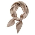 thumbnail image 1 of Ahabrexf Pleated Solid Color Small Scarf Female Plain Light Paragraph Silk Scarf Spring Scarf Decorative Scarf Neck, 1 of 2