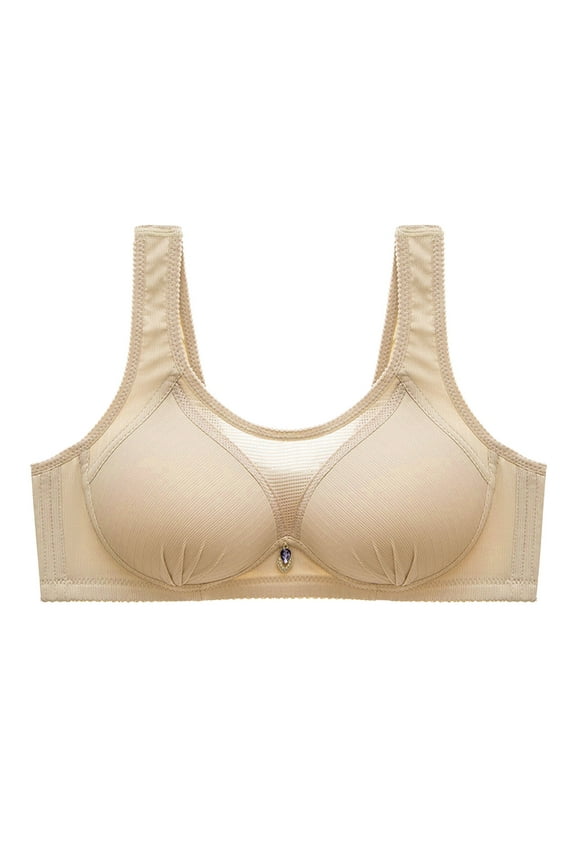 Plus Size Lace Strap Wrap Bra for Women, Soft Breathable Fabric, Full Coverage Cups, Seamless Style, Adjustable Back Closure, Machine Washable