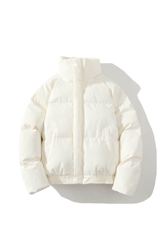 Plaid Shirt Men, Lightweight Puffer Down Insulated Winter Warm Water Resistant Jacket