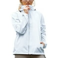 thumbnail image 1 of Ahabrexf Womens Summer Shirts, Lightweight Rain Hoodie Windbreaker Jacket with Storage Bag, 1 of 8
