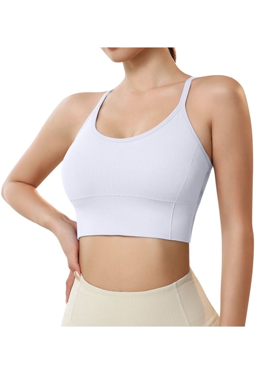 Running Bra for Women, Quick-Dry Modal Fabric, Seamless Design, Shockproof Support, Elastic Shoulder Straps, Four-Season Use