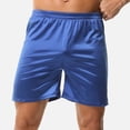 thumbnail image 1 of Ahabrexf Satin, Men's Relaxed-Fit Casual and Lounge Shorts for Home, Fitness, and Sleep, 1 of 5