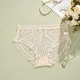 thumbnail image 1 of Ahabrexf Seamless Underwear for Women,Large Size High Waist Thin Underwear Lace Breathable Panties, 1 of 7