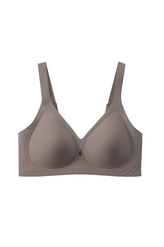 Seamless Wireless Push Up Bra for Women - Lightly Padded Full Coverage No Show Smooth T-Shirt Bra