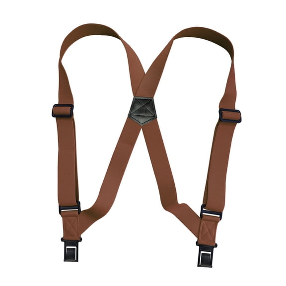 Ahabrexf Straps with Clips,Unisex Fashion Casual Solid X Type Adjustable Elastic Shirt 3.8Cm Strap