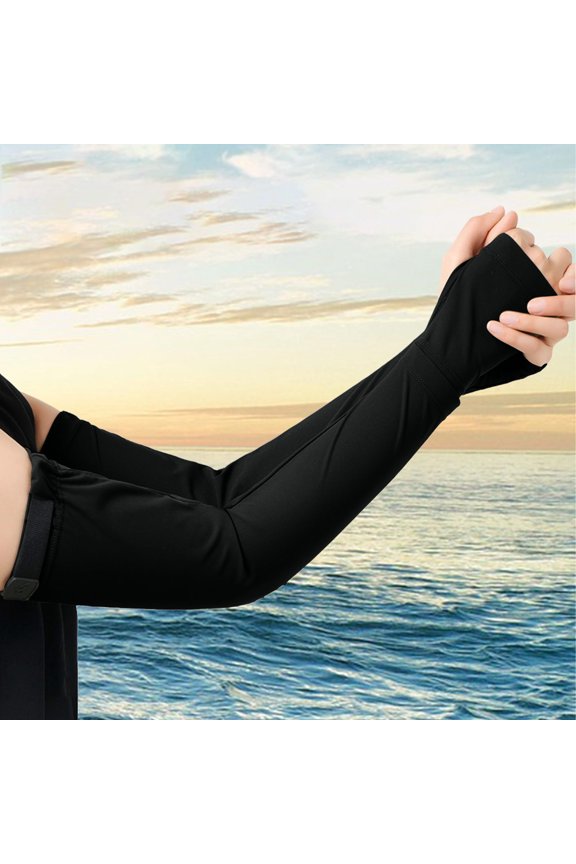 Sun Protection Sleeves, Men's Cooling Arm Covers for Outdoor Sports and Daily Uv Defense in Warm Seasons