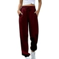 thumbnail image 1 of Ahabrexf Suit for Women, Jogging Pants Casual Sweatpants with Pocket Elastic Waist for Workout, 1 of 8