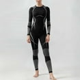 thumbnail image 1 of Ahabrexf Thermal Underwear for Women,Winter Round Neck Tight Skiing Sports Base Layer Set, 1 of 5