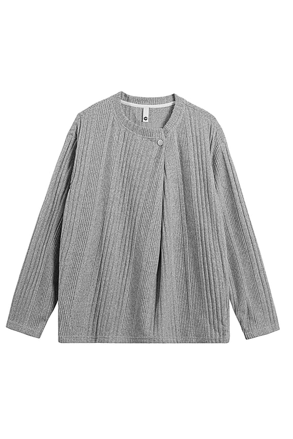 Vintage Shirts for Men, Fashionable Classic Hue Everyday Button Long Sleeve Blouse Shirt for Casual Wear