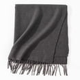 thumbnail image 1 of Ahabrexf Warm Scarfs for Women,Solid Color Soft Faux Fabric Shawl for All Seasons, 1 of 3