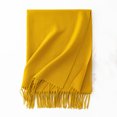 thumbnail image 1 of Ahabrexf Warm Scarfs for Women,Solid Color Soft Faux Fabric Shawl for All Seasons, 1 of 5