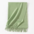thumbnail image 1 of Ahabrexf Warm Scarfs for Women,Solid Color Soft Faux Fabric Shawl for All Seasons, 1 of 4