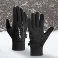 thumbnail image 1 of Ahabrexf Warm Winter Gloves,Men's Touchscreen Windproof Sports Gloves for Skiing and Cycling, 1 of 9