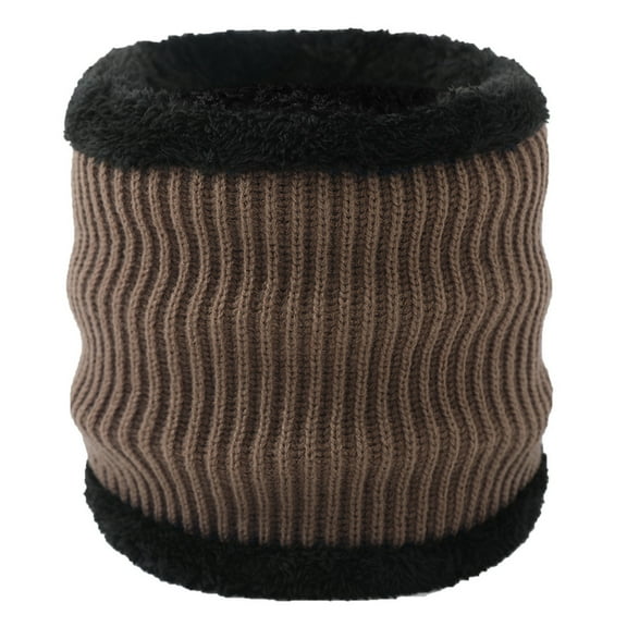 Ahabrexf Scarfs for Women Winter Warm, Plush High Neck Thick Yarn Single Circle Neck Cover