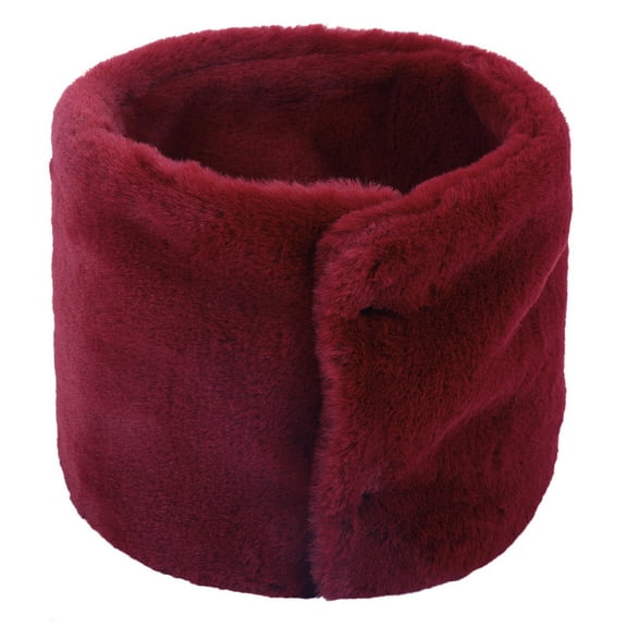 Ahabrexf Scarfs for Women Winter Warm, High Neck Thick Yarn Solid Color Protection Neck Cover
