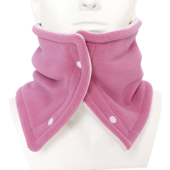 Ahabrexf Neck Cover for Winter, Warmth Protection High Neck Thick Yarn Solid Color Scarf