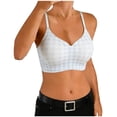 thumbnail image 1 of Ahabrexf Wireless Seamless Tshirt Bra for Women, No Underwire, Adjustable Straps Push Up Lightly Lined Daily Wear, 1 of 5