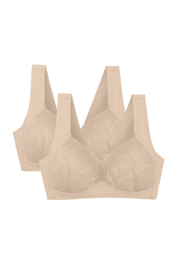Underwear for Men, Woman's Large Size Comfortable Breathable Bra with No Rims