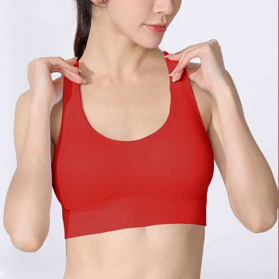 Ahabrexf Bras for Women, Printed Wire-Free Gathered Bra in Large Size for Daily Comfort