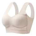 thumbnail image 1 of Ahabrexf Solid Color Ice Silk Ventilate Sling Sports Bra without Steel Rim for Women, 1 of 8