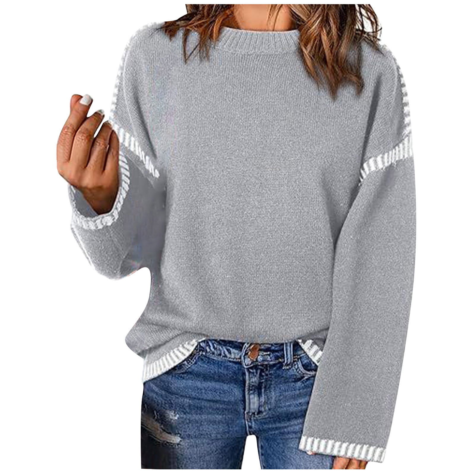 SERAH™ - Casual Round Neck Long Sleeve Sweater