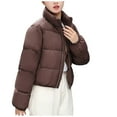 thumbnail image 1 of Ahabrexf Necklaces for Women, Warm Pocket Coat Long Jacket Winter Sleeve Down Parkas for Women, 1 of 8
