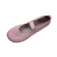 thumbnail image 1 of Ahabrexf Women's Ballet Flats Breathable Knit Shoes Slip On Casual Round Toe Soft Sole Lightweight Low Top Work Shoes, 1 of 9