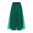 thumbnail image 1 of Ahabrexf Woman Underwear, Casual Bead 3 Layer A Line Medium Length Gauze Skirt, 1 of 6