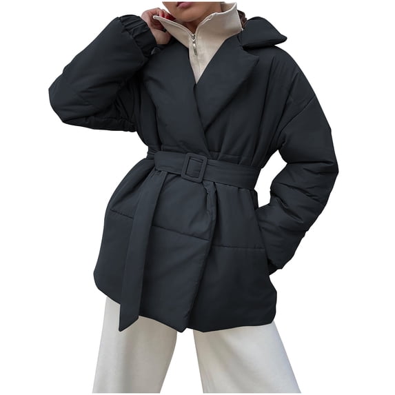 Ahabrexf Pile Collar Hoodie, Women's Cotton Strap Hooded Fringed Casual Sweatshirt