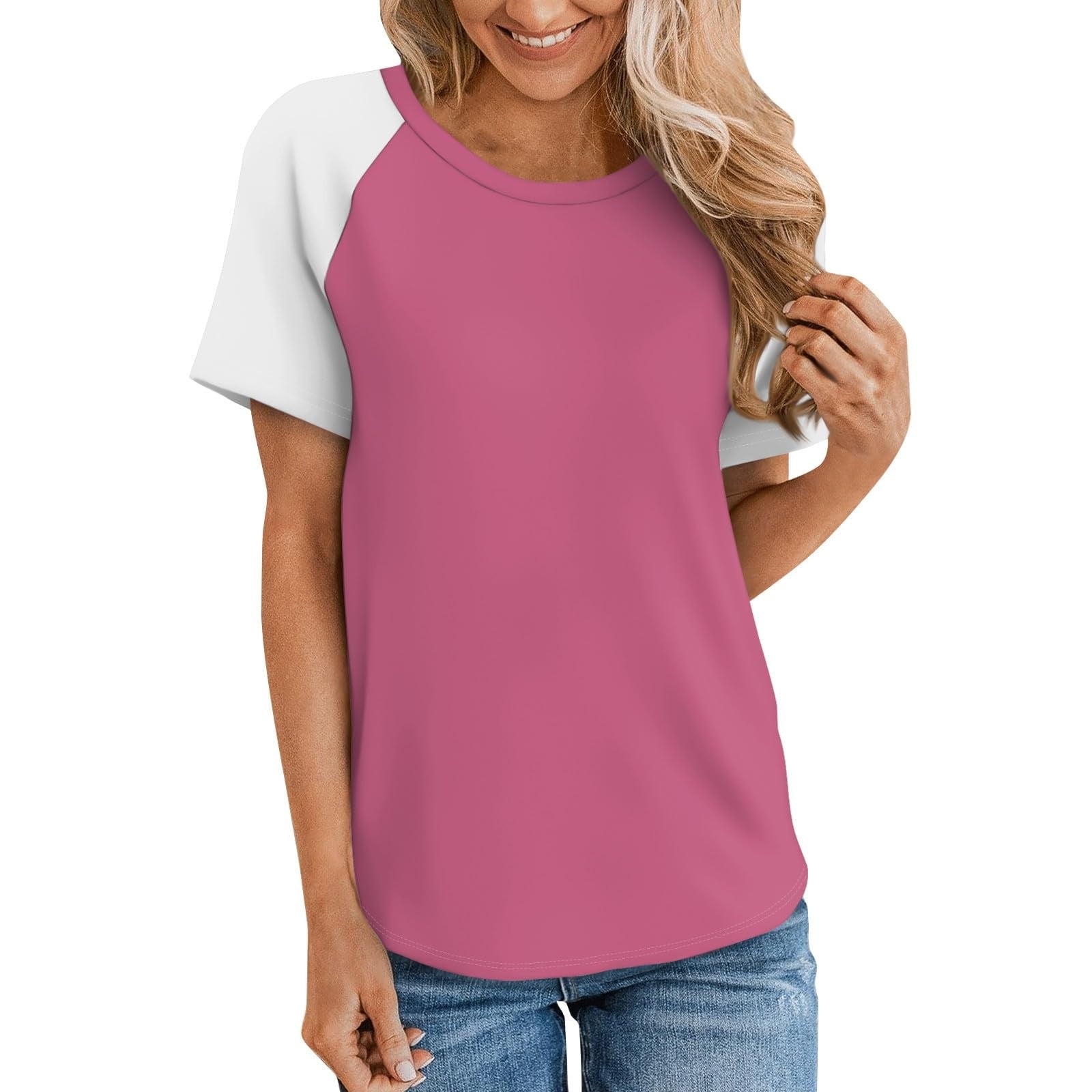 USA Round Neck Short Sleeve T-Shirt