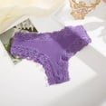 thumbnail image 1 of Ahabrexf Bras for Women, Fashion Solid Color Low Waisted Lace Body Shaper Underpants, 1 of 3