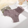 thumbnail image 1 of Ahabrexf Bras for Women, Fashion Solid Color Low Waisted Lace Body Shaper Underpants, 1 of 3