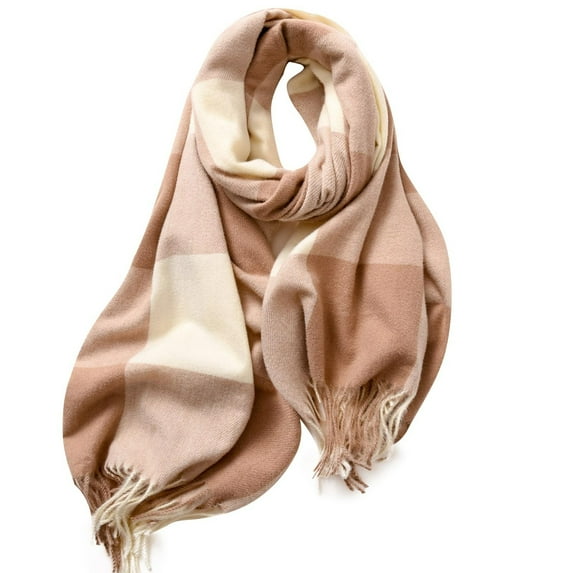 Ahabrexf Scarfs for Women Women's Fashionable Soft Friendly Scarf Warm Thick Wool Scarf Scarfs for Women Fashion