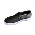 thumbnail image 1 of Ahabrexf Women's Glitter Loafers | Slip On Round Toe Casual Shoes | Lightweight Comfortable Flats for Daily Wear, 1 of 9
