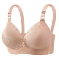 thumbnail image 1 of Ahabrexf Bras for Women, Non Steel Lace Stitching Comfortable Breathable Gathered Adjustable Underwear, 1 of 2